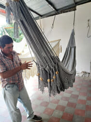 La fabrication du hamac du Nicaragua