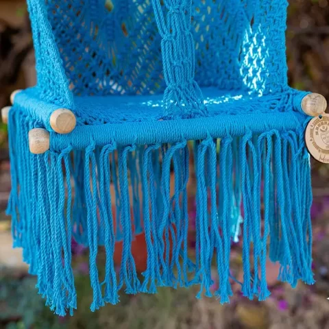 hamac bebe macrame celeste 3